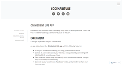 Desktop Screenshot of codehabitude.com
